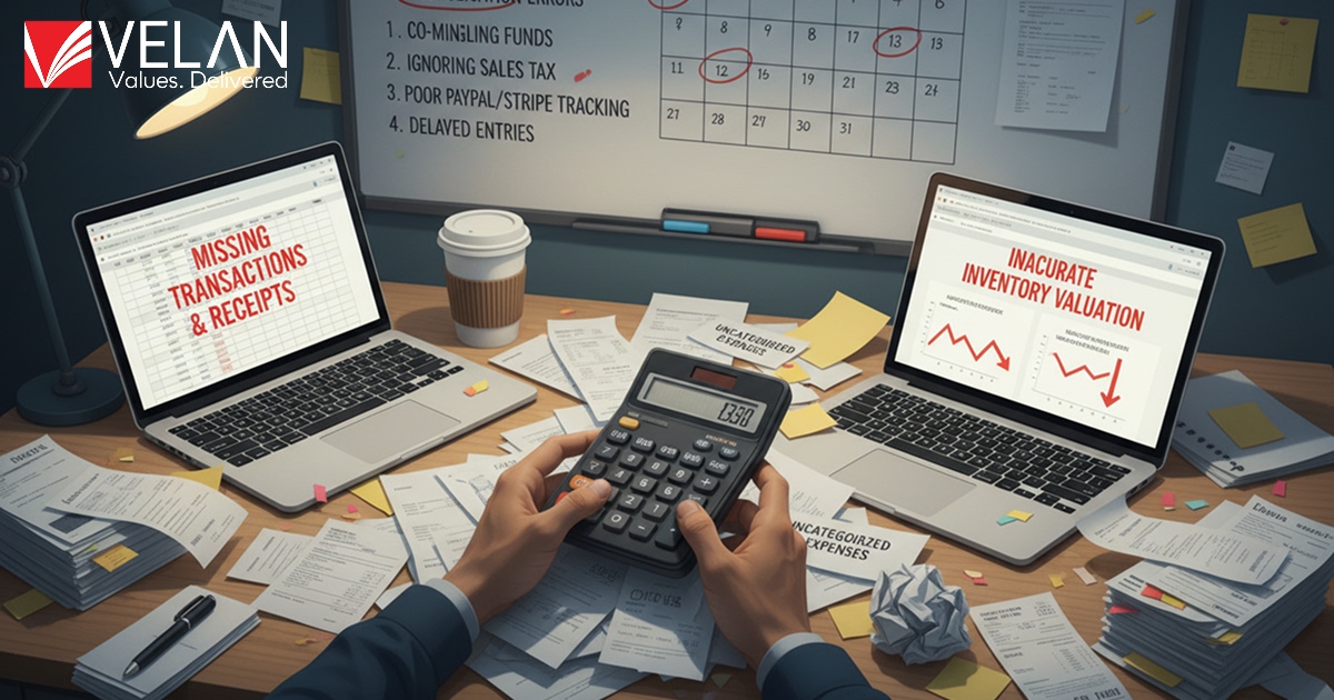ecommerce bookkeeping mistakes